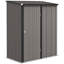 Celese 5ft x 3ft Lean to Garden Shed Single Lockable Door Light Grey