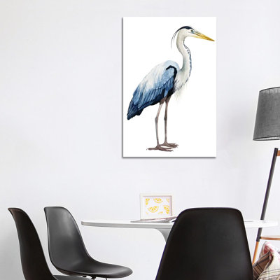 Seabird Heron II by Grace Popp - Wrapped Canvas Gallery-Wrapped Canvas Giclée