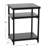 Gateshead Jamestown Rectangular Side End Table with Storage Shelves Rustic Wood Grain and Metal-2743655