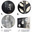 «Black and White Herbs Elegance I», ensemble de reproductions d'art mural-145966624-145966625