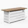 Niven Rectangle Propane Smokeless Fire Pit Table with Hidden Fuel Tank