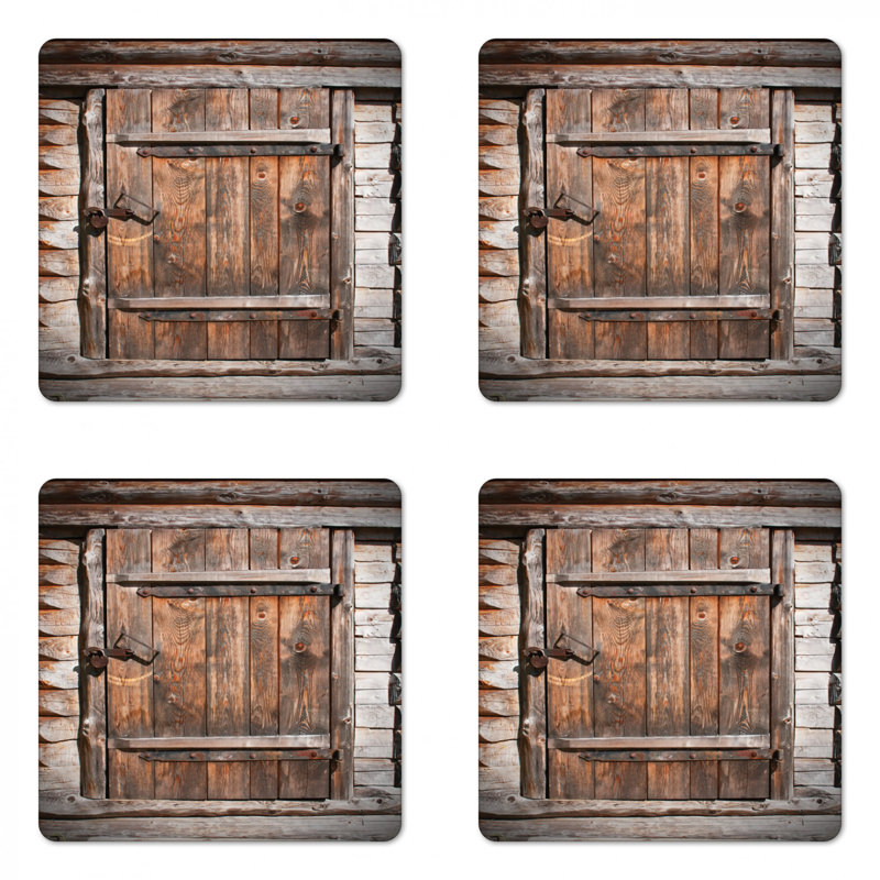 Square 4 Piece Coaster Set
