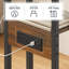 End Table with Built-In Outlets