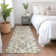 Machine Washable Indoor/Outdoor Cicel ACN1149 Ivory Rug