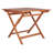 Updegraff Square Eucalyptus Folding Outdoor Dining Table , 35.43'' in. W 35.43'' in. D