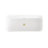 Dezra 66.94'' x 30.75'' Soaking Bathtub-778254676