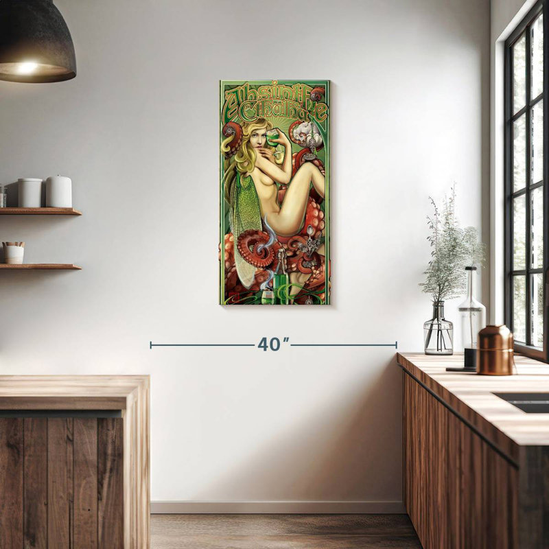Absinthe Cthulhu, H 36 po x l 18 po