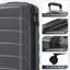 Valise de transport rigide en ABS 20 po, valise de voyage extensible durable avec roulettes pivotantes, verrou TSA-130040229