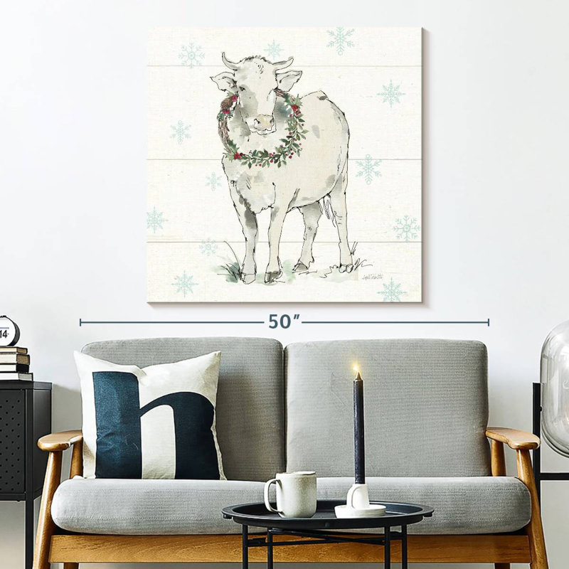 Crowle Modern Farmhouse XIV Christmas, H 33 po x l 33 po