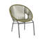 Chaise en osier Oudoor, vert, ensemble de 2-462403136
