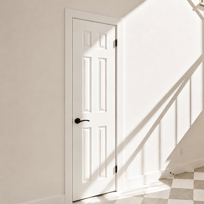 Dalle de porte intérieure 24 po x 80 po avec dalle de porte intérieure 6 pièces