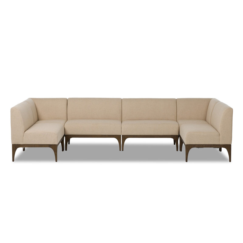 Banquette de salle à manger Ellington, 34.25"H x 137"W x 68.5"D