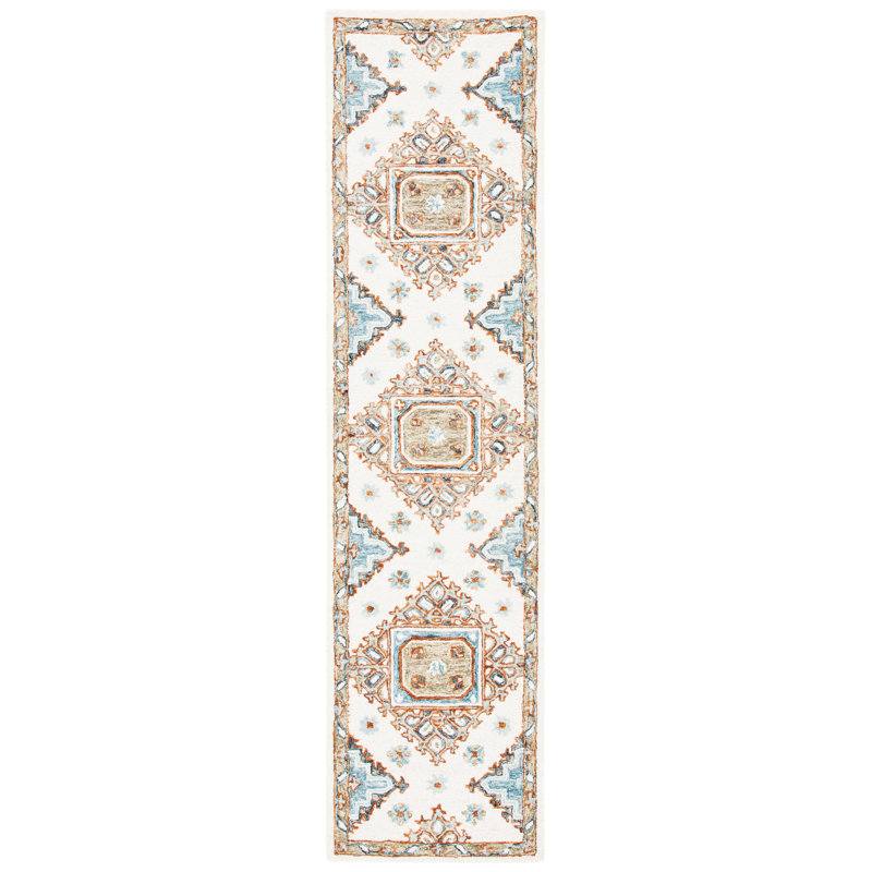 Donney Hand Tufted Wool Southwestern Rug, Runner 2'3" x 9'