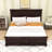 Wood Bed with Headboard-821112042-821112045