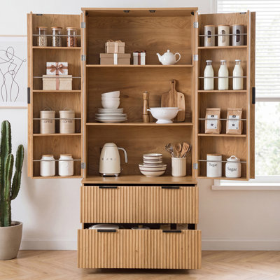 Armoire de cuisine 72 po avec 2 portes et 2 tiroirs