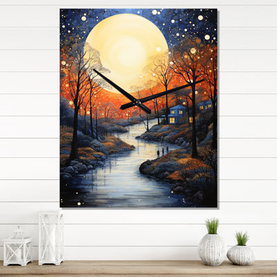 Irandy - Landscape & Nature Wall Clock Oversized