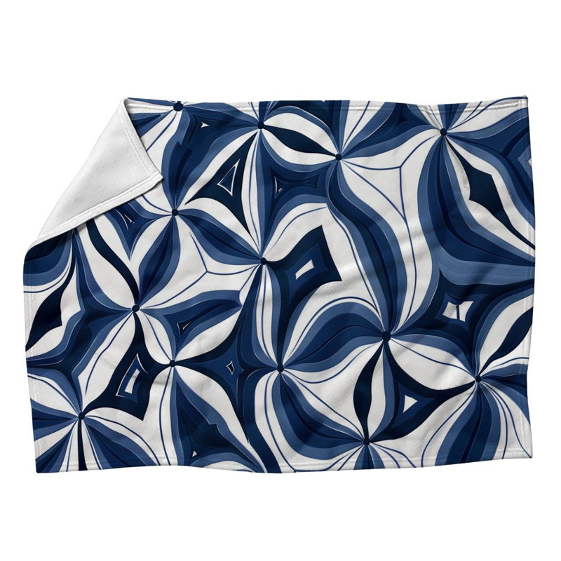  Couverture en molleton Floral Starburst, L 50 po x L 60 po