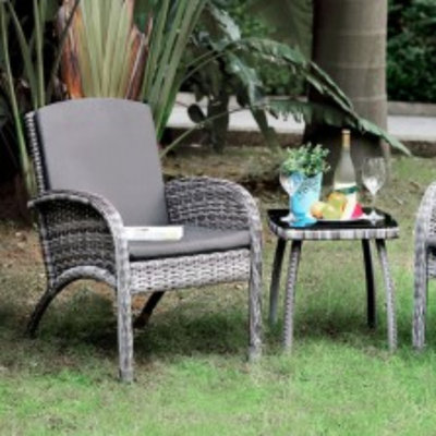 Mariann 2 - Person Patio Dining Set with Square Table , Cushions Included