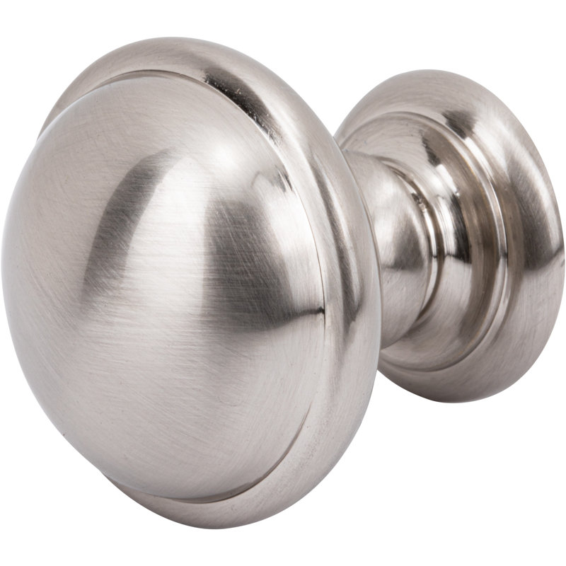 Ronan Diameter Round Knob, Brushed Satin Nickel, 1 1/4"