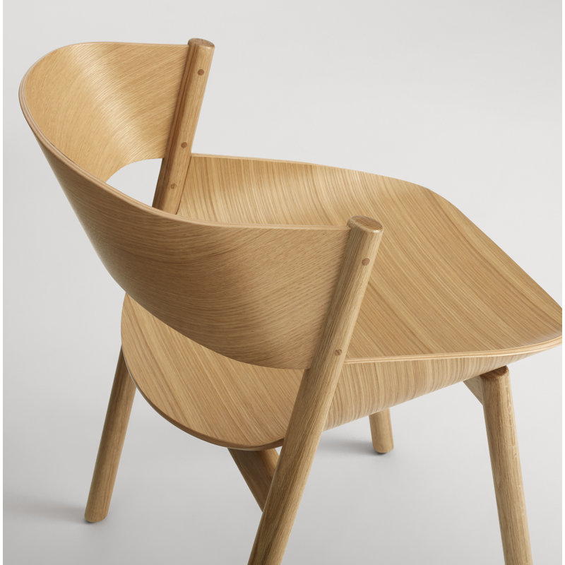 Port Upholstered Dining Chair, White Oak
