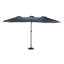Grand parasol rectangulaire double 14,8 pi avec manivelle-1991027185