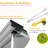 Yescom Fabric, Metal Cover Retractable Side Awning-88718656-63640020