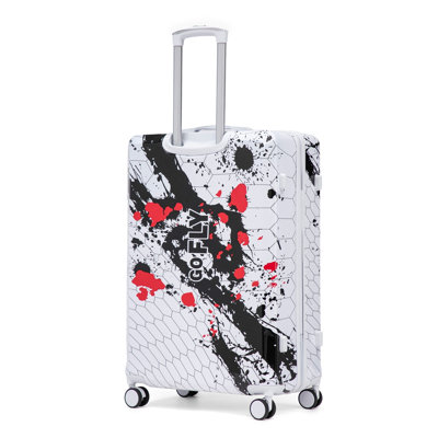 PC Spinner Wheel Luggage, Carry on Suitcase, With Printed pattern and Combination Lock, Suitable For Travel Vacations / Business Trips / Campus Life