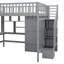 Jamner Kids Twin Loft Bed with Drawers-872519756-872519763