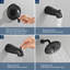 Robinet de baignoire et douche avec valve brute-93706743