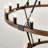 2 Tier Solid Wood Wagon Wheel Chandelier
