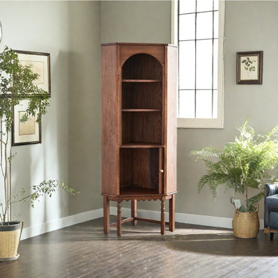 Petite bibliothèque d'angle de style français