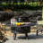 Elanah Round Steel Wood Burning Fire Pit