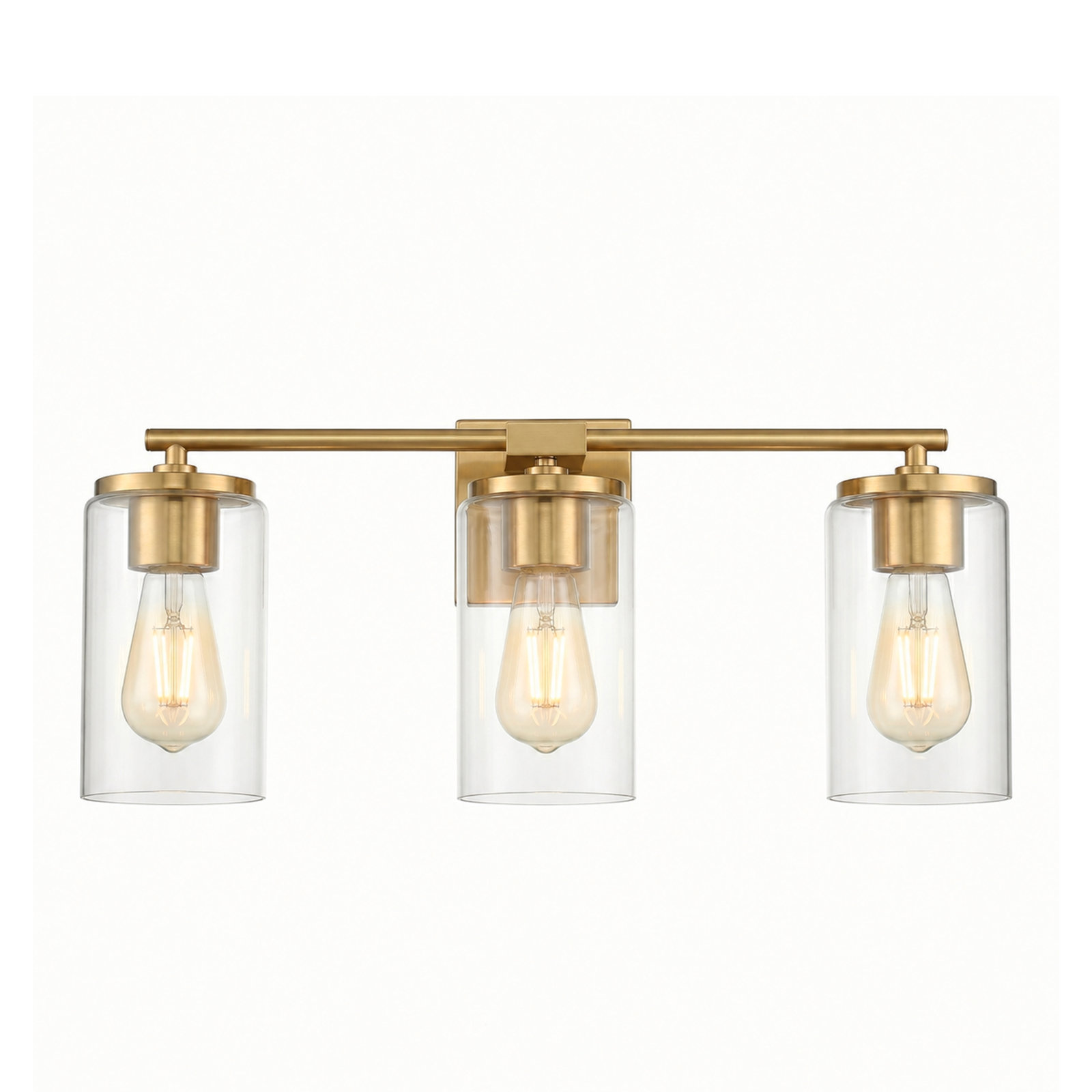 Gabi Linear Vanity Light, Gold, 3 Lights