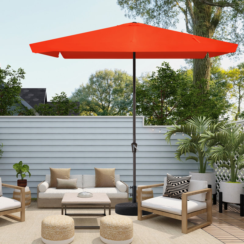 Parasol de marché extérieur 8 pi x 10 pi, Citrouille