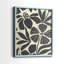 Linocut Garden I-Premium, impression encadrée - prête à être accrochée - aucun clou requis - aucun clou requis-1770363566-1770363579