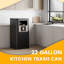 Poubelle de cuisine extérieure grande capacité 22 gallons-111634983