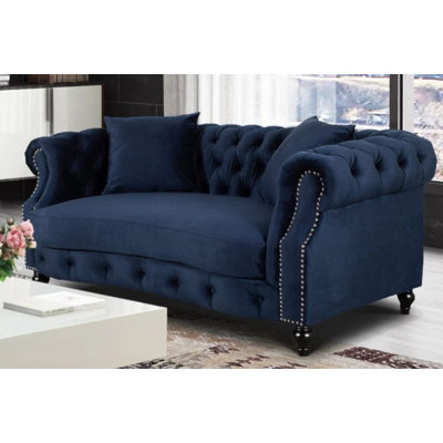 Mocanaqua 2 Seater Velvet Sofa