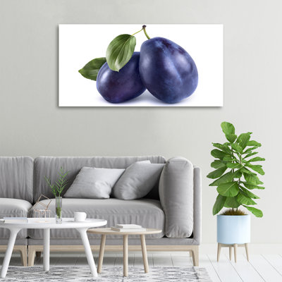 Plums - Wrapped Canvas Print