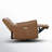 Santo Genuine Leather Swivel Power Recliner-107225110