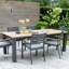 Elba 87'' Rectangular 6 - Person Outdoor Dining Set with Cushions