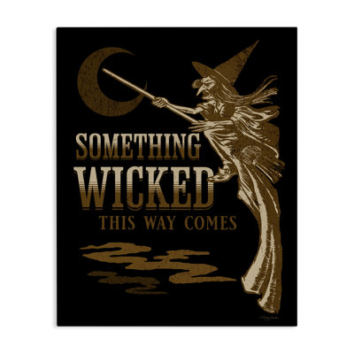 Art mural sur toile quelque chose de «Wicked Witch» par Molly Mattin