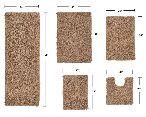 17x24 Everyday Chenille Bath Rug Tan - Room Essentials™ : Target