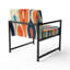 Chaise d'appoint rembourrée Retro Abstract Drops-8846648