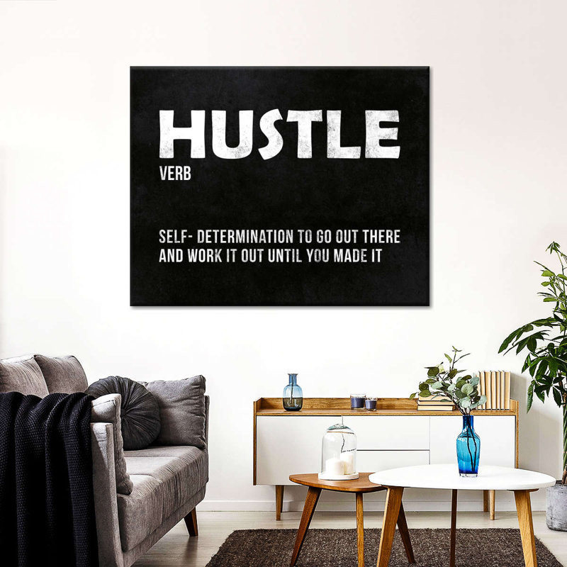 Définition de Hustle sur toile, H 16 po x l 20 po x P 1,25 po