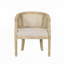 Fauteuil d'appoint à structure en bois d'hévéa-1069220191