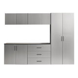 Astro Series 96 In. W X 79 In. H X 20 In. D Garage Cabinet Set B (6-Piece)