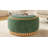Verona 29" Round Ottoman With Solid Wood Base And Reversible Lid-124563583