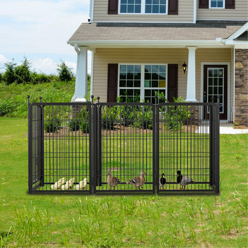 Parc pour chien avec 8 panneaux de 40 po de hauteur pour enclos de chiot pour chien