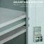 Armoire de rangement Pantry, buffet de cuisine autoportant avec huche et tiroirs