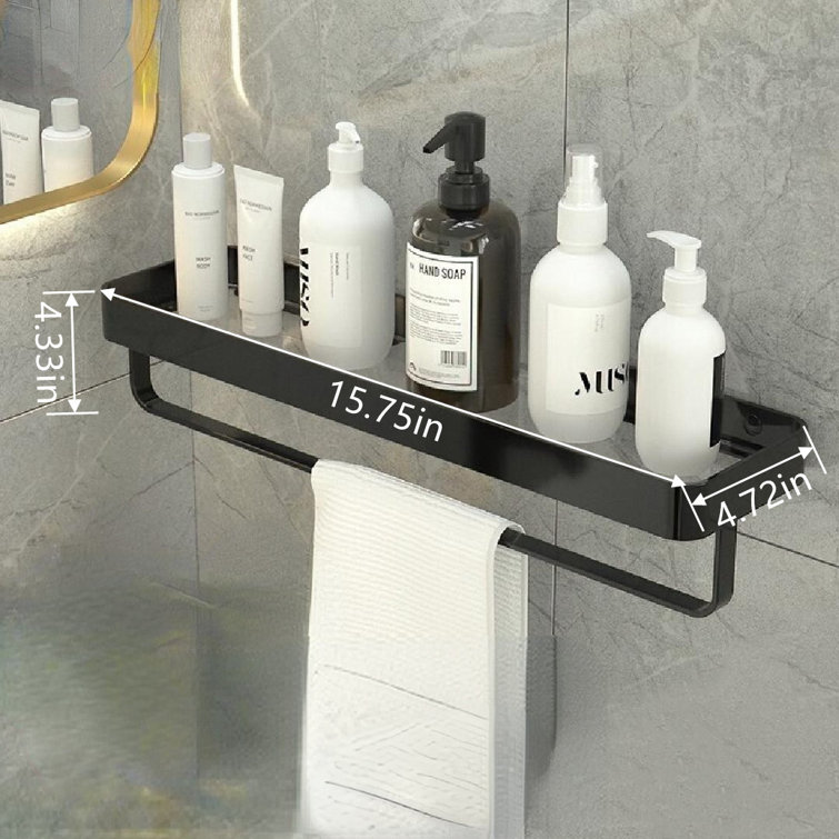 Lizanne Drill & Screw Mount Shower Shelf Rebrilliant